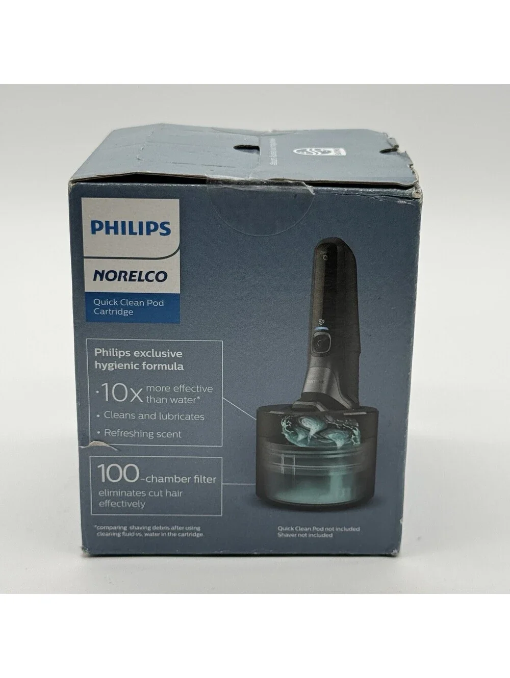 Philips Norelco Quick Clean Pod Cleaning Cartridges 2 Pack CC12/52 New